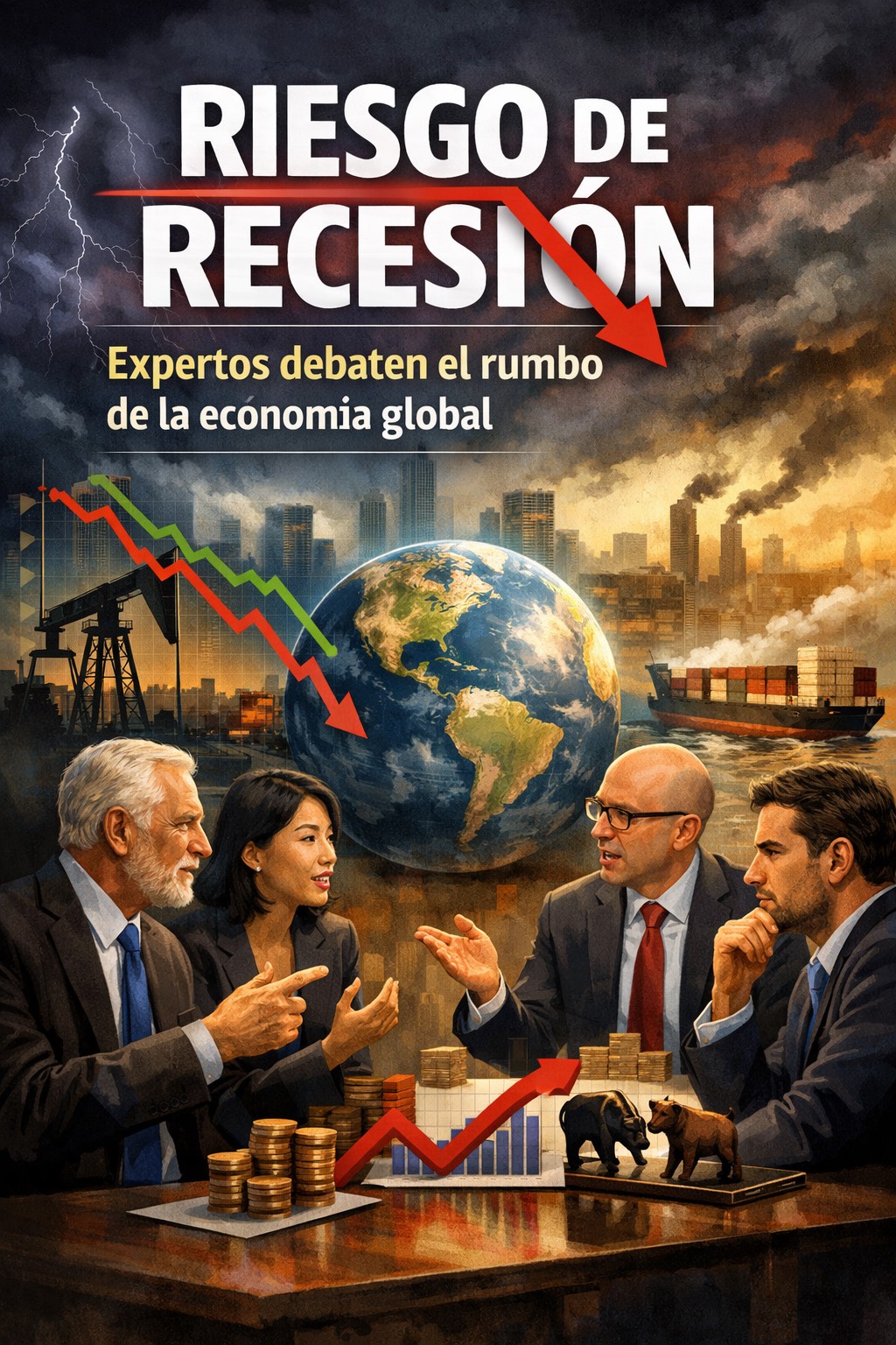Riesgo de recesión: expertos debaten el rumbo de la economía global