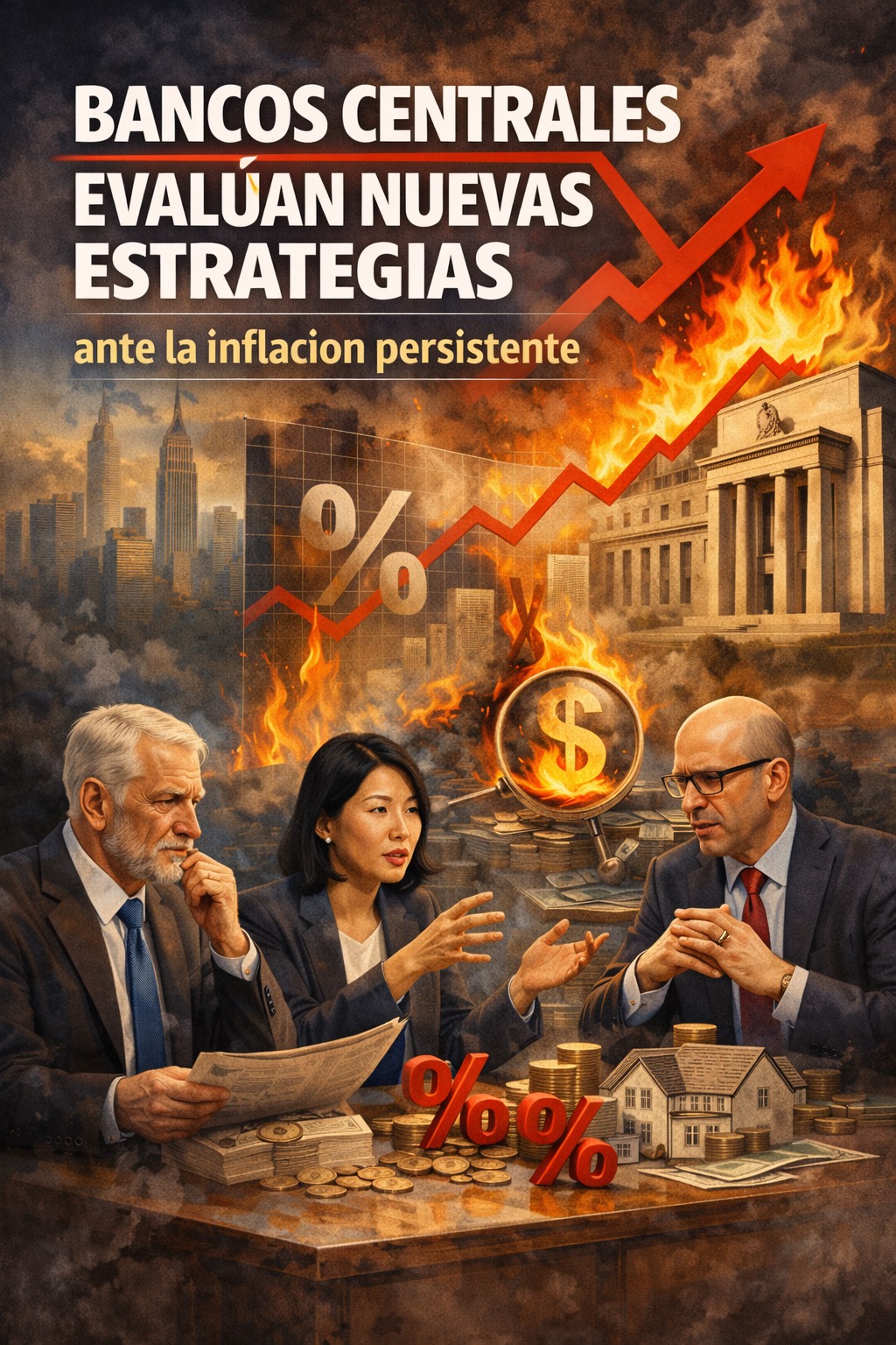 Bancos centrales evalúan nuevas estrategias ante la inflación persistente