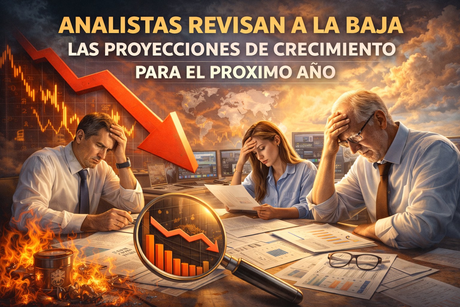 Analistas revisan a la baja las proyecciones de crecimiento para el próximo año
