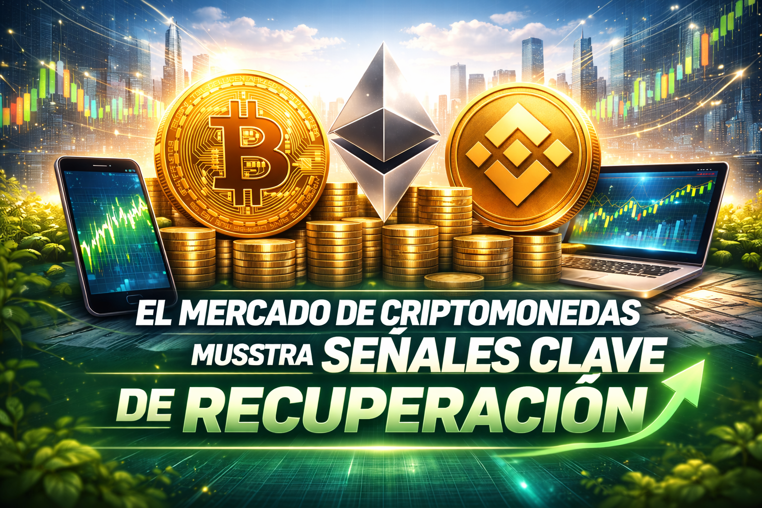 El mercado de criptomonedas muestra señales clave de recuperación
