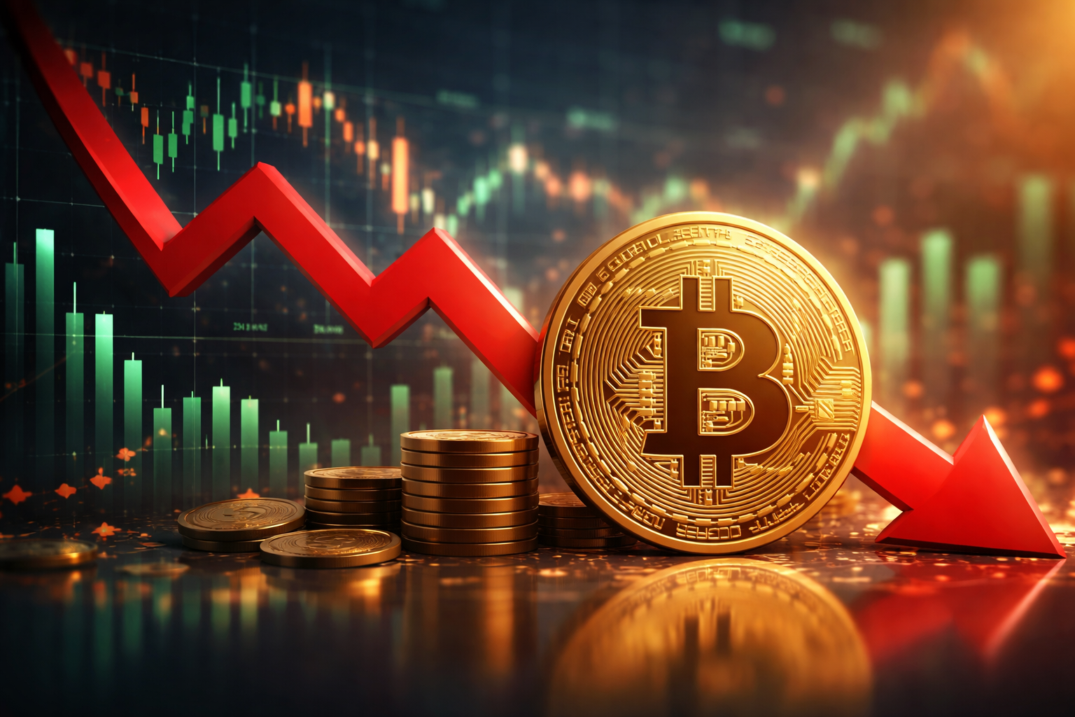 Bitcoin retrocede levemente en medio de cautela en los mercados financieros