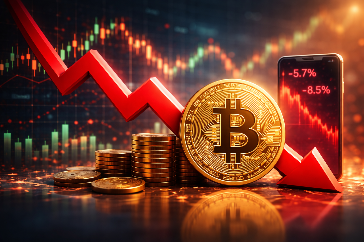 Inversores cautelosos mientras las criptomonedas registran pérdidas moderadas