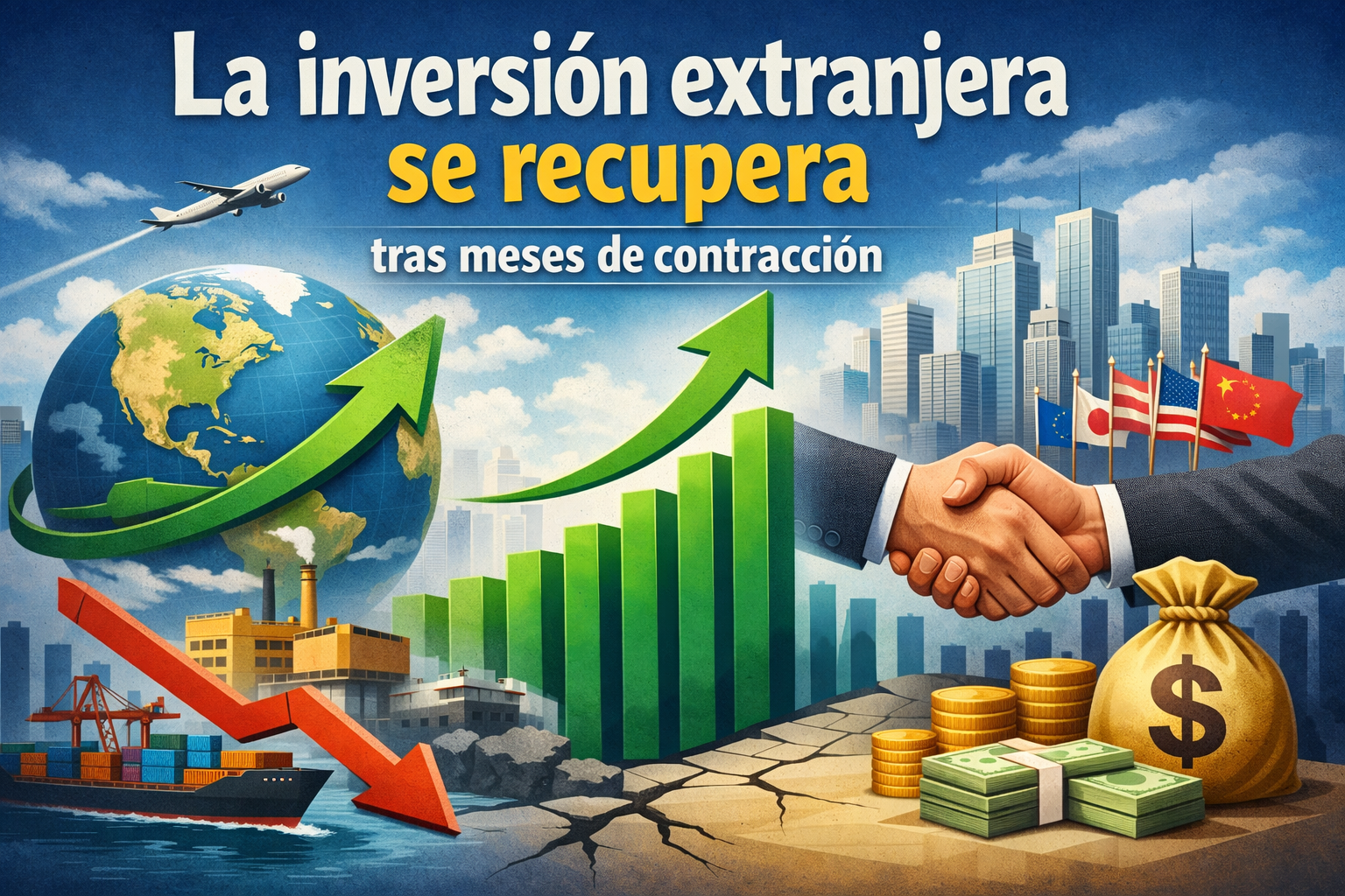 La inversión extranjera se recupera tras meses de contracción